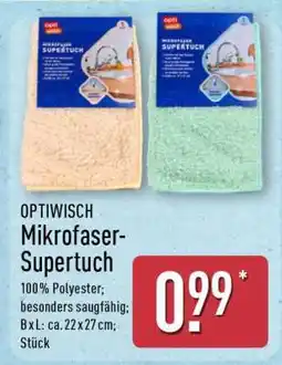 Aldi Nord OPTIWISCH Mikrofaser-Supertuch Angebot