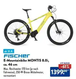 Aldi Süd E-Mountainbike MONTIS 8.0i Angebot