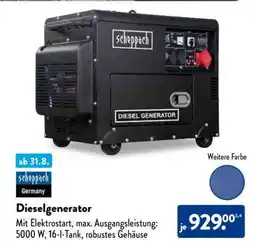 Aldi Süd Dieselgenerator Angebot