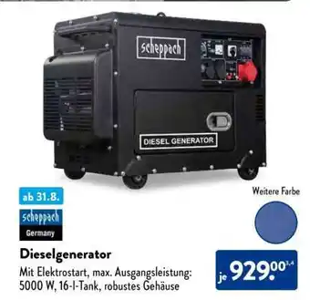 Aldi Süd Dieselgenerator Angebot