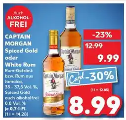 Kaufland CAPTAIN MORGAN Spiced Gold oder White Rum Angebot
