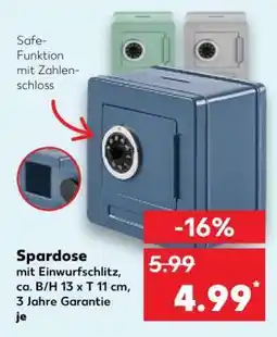Kaufland Spardose Angebot