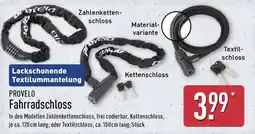 Aldi Nord PROVELO Fahrradschloss Angebot