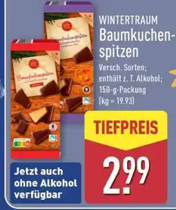 Aldi Nord WINTERTRAUM Baumkuchenspitzen Angebot