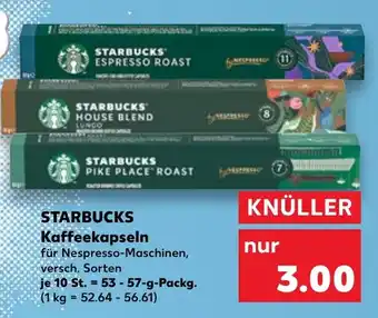 Kaufland STARBUCKS Kaffeekapseln Angebot