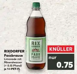 Kaufland RIXDORFER Fassbrause Angebot