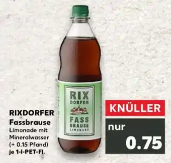 Kaufland RIXDORFER Fassbrause Angebot