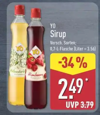 Aldi Nord Yo Sirup Angebot
