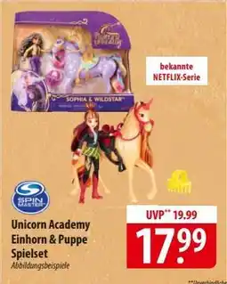 Famila Nord Ost Unicorn Academy Einhorn & Puppe Spielset Angebot