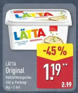 Aldi Nord LÄTTA Original Angebot