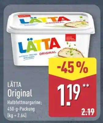Aldi Nord LÄTTA Original Angebot