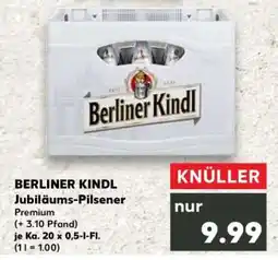 Kaufland BERLINER KINDL Jubiläums Pilsener Angebot