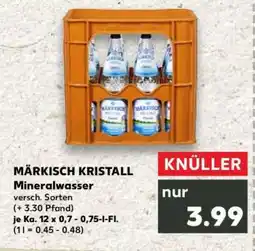 Kaufland Märkisch Kristall Mineralwasser Angebot