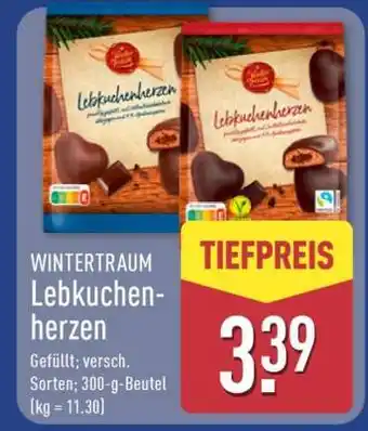 Aldi Nord WINTERTRAUM Lebkuchenherzen Angebot