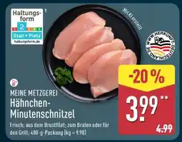 Aldi Nord Hähnchen-Minutenschnitzel Angebot