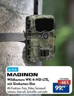 Aldi Nord Wildkamera WK-4-HD-LTE, mit Simkarten-Slot Angebot