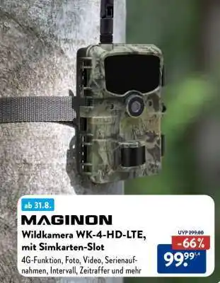 Aldi Nord Wildkamera WK-4-HD-LTE, mit Simkarten-Slot Angebot