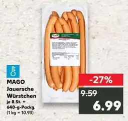 Kaufland MAGO Jauersche Würstchen Angebot