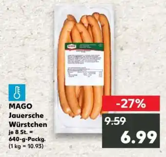 Kaufland MAGO Jauersche Würstchen Angebot