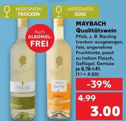 Kaufland MAYBACH Qualitätswein Angebot