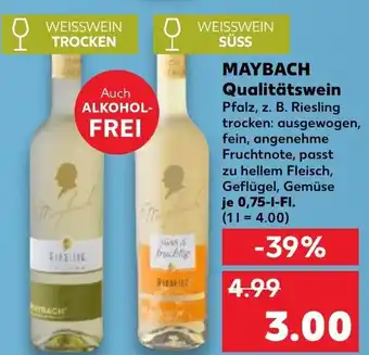 Kaufland MAYBACH Qualitätswein Angebot