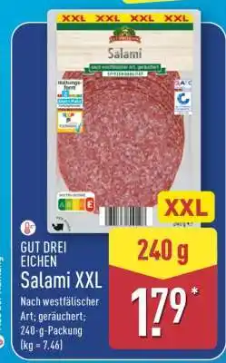 Aldi Nord GUT DREI EICHEN Salami XXL Angebot