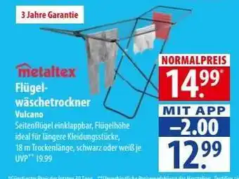 Famila Nord Ost Metaltex Flügelwäschestrockner Vulcano Angebot