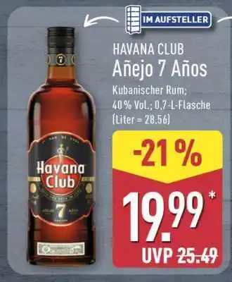 Aldi Nord HAVANA CLUB Añejo 7 Años Angebot