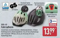 Aldi Nord RIDE+GO Fahrradhelm Angebot