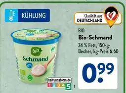 Aldi Süd Bio-Schmand Angebot