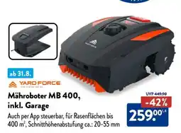 Aldi Nord Mähroboter MB 400, inkl. Garage Angebot
