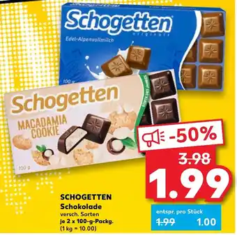 Kaufland SCHOGETTEN Schokolade Angebot