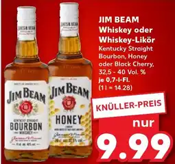 Kaufland JIM BEAM Whiskey oder Whiskey-Likör Angebot