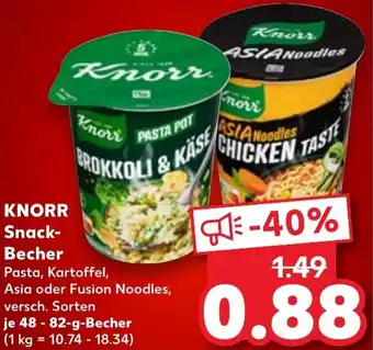 Kaufland KNORR Snack- Becher Angebot