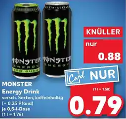 Kaufland MONSTER Energy Drink Angebot