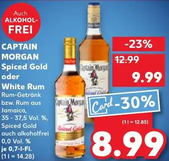 Kaufland CAPTAIN MORGAN Spiced Gold oder White Rum Angebot