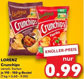 Kaufland LORENZ Crunchips Angebot