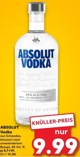Kaufland ABSOLUT Vodka Angebot