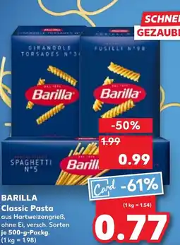Kaufland BARILLA Classic Pasta Angebot