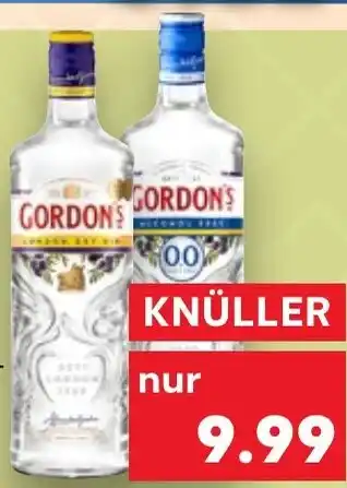 Kaufland GORDON'S London Dry Gin oder 0.0 Angebot