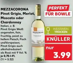 Kaufland MEZZACORONA Pinot Grigio, Merlot, Moscato oder Chardonnay Angebot