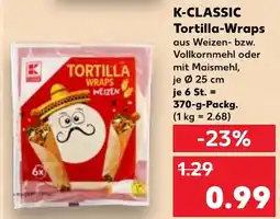 Kaufland K-CLASSIC Tortilla-Wraps Angebot