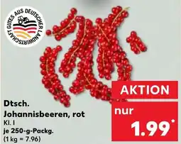 Kaufland Dtsch. Johannisbeeren, rot Angebot