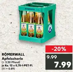 Kaufland RÖMERWALL Apfelschorle Angebot
