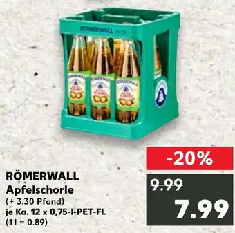 Kaufland RÖMERWALL Apfelschorle Angebot