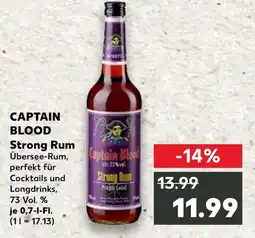 Kaufland CAPTAIN BLOOD Strong Rum Angebot