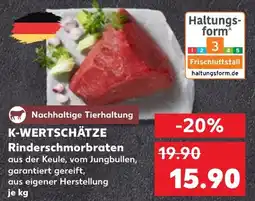 Kaufland K-WERTSCHÄTZE Rinderschmorbraten Angebot