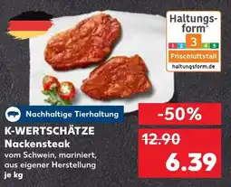 Kaufland K-WERTSCHÄTZE Nackensteak Angebot