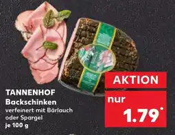 Kaufland TANNENHOF Backschinken Angebot