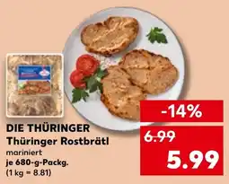 Kaufland DIE THÜRINGER Thüringer Rostbrätl Angebot